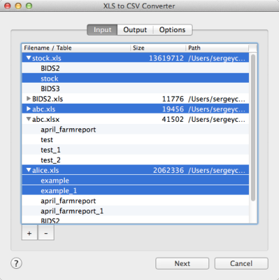 XLS to CSV Converter for Mac