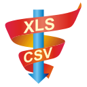 Converts your XLS,XLSX files to CSV format.